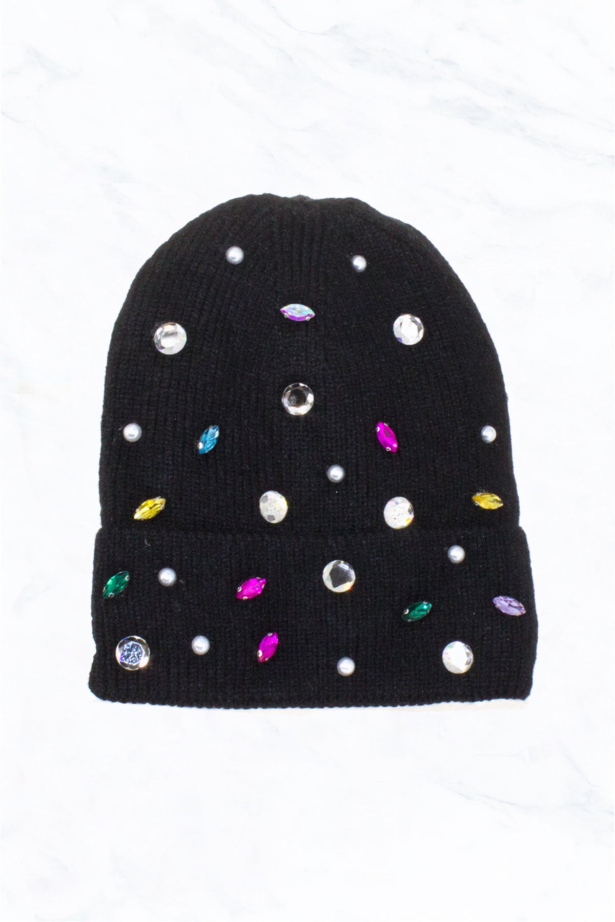 Winter Beanie Mixed with Jewels – Suzie Q USA