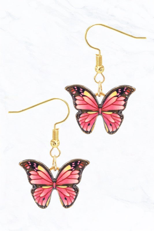 Butterfly Boho Fish Hook Earrings – Suzie Q USA