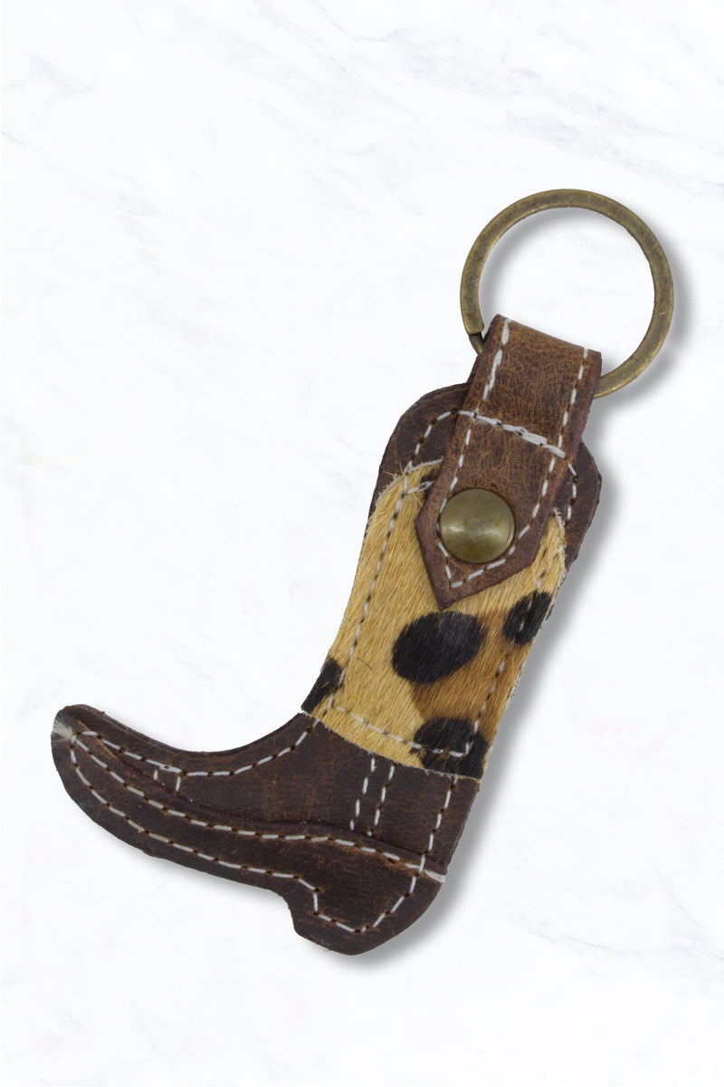 Genuine Leather Cowboy Boot Keychain – Suzie Q USA