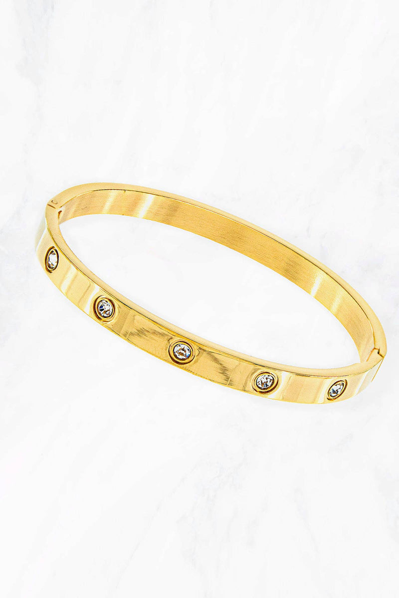 Stainless Steel Bangle Bracelet – Suzie Q USA